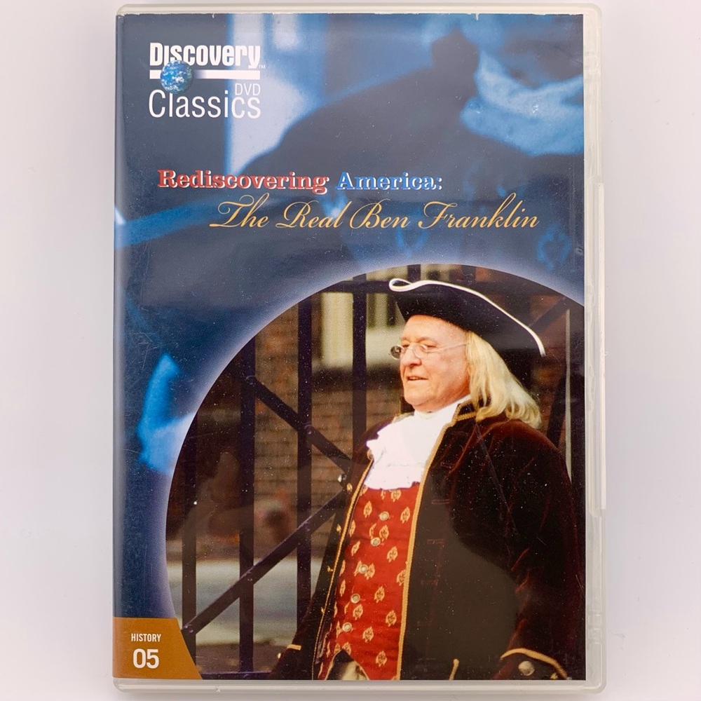 Ben Franklin Discovery Channel DVD Rediscovering America Series #5 743252791004